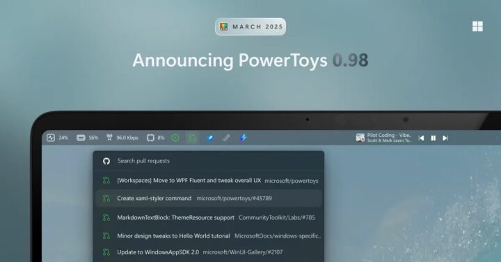 Update: PowerToys 0.98.1 bringen „wichtige“ Stabilitätsverbesserungen! PowerToys 0.98.0: Neue Funktionen und Verbesserungen im Überblick