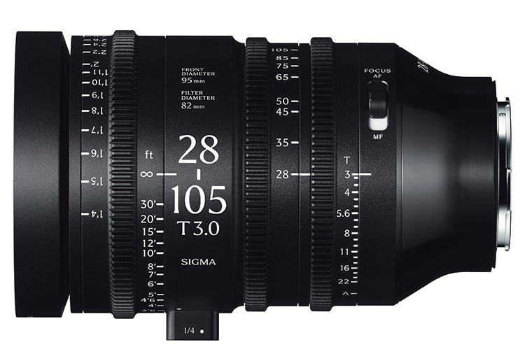 Sigma AF Cine 28–105mm T3 FF: Autofokus-Cine-Zoom für Vollformatkameras