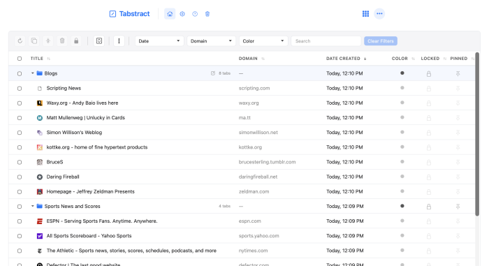 Tabstract 3.0 erweitert Safari-Tabverwaltung für Vielnutzer