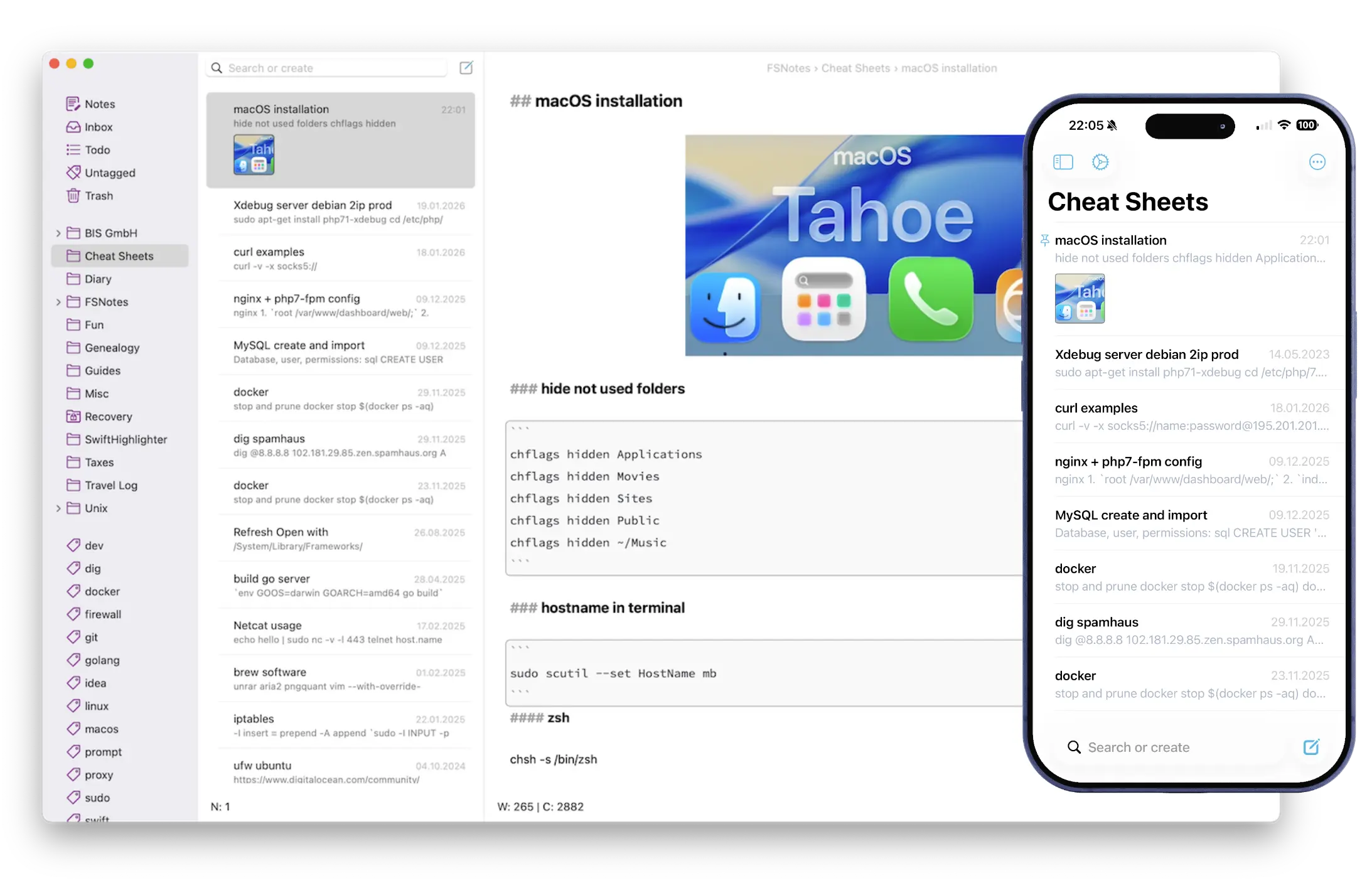 FSNotes 7.0 für macOS vorgestellt