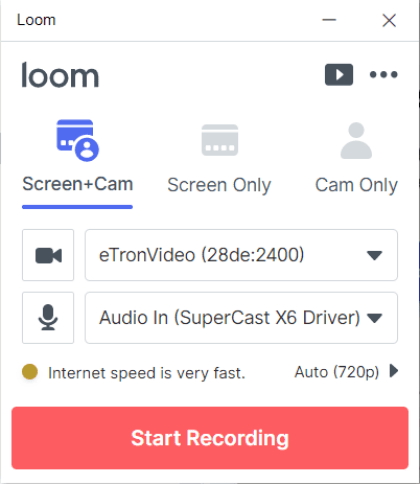 Mit Loom Bildschirm-Videos aufnehmen und teilen