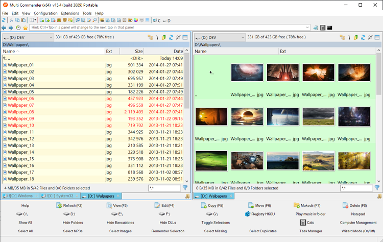 Multi Commander 15.6 für Windows vorgestellt