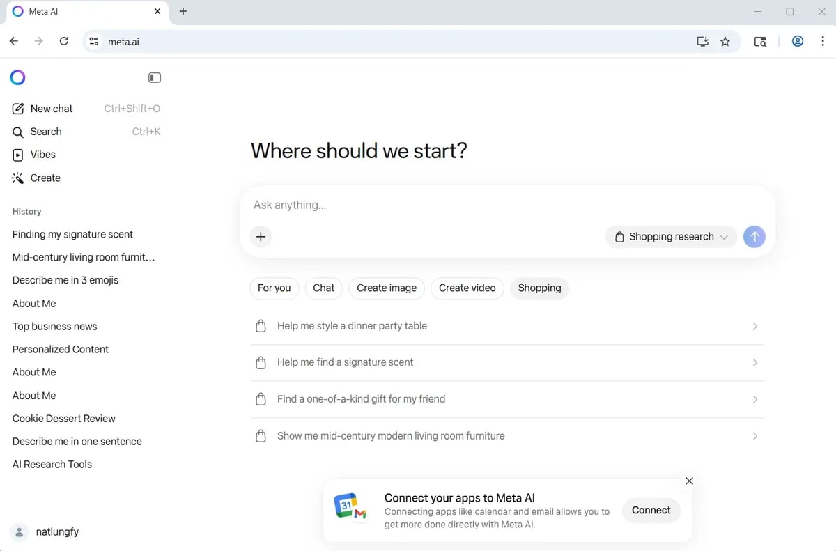 Meta AI testet Shopping-Funktion 