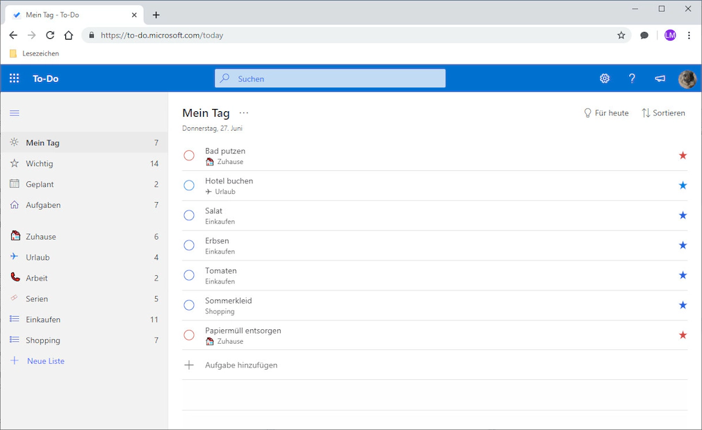 Microsoft To-Do mal vorgestellt 