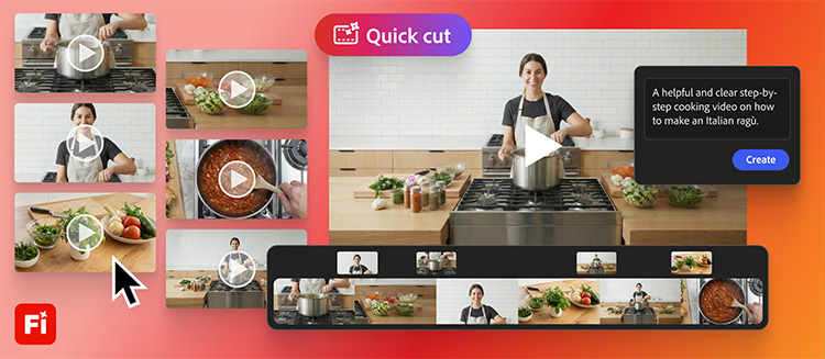 Quick Cut in Adobe Firefly: KI-gestützte Erstellung eines ersten Rohschnitt per Texteingabe