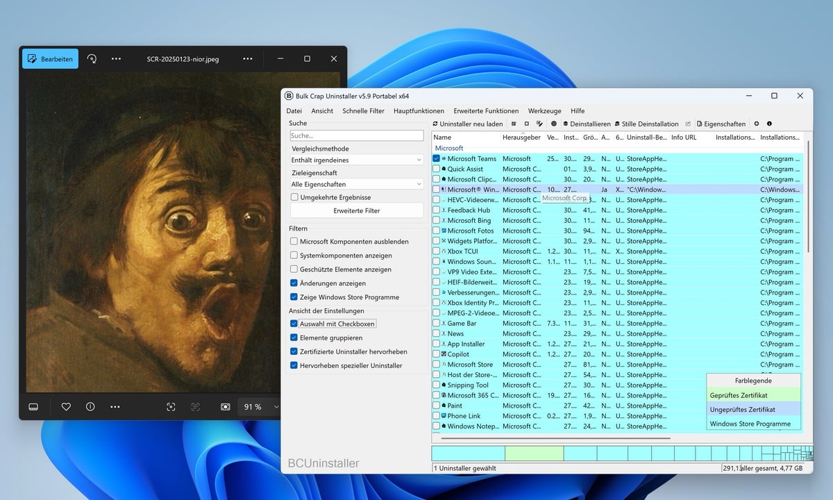 Bulk Crap Uninstaller 6.0 für Windows veröffentlicht