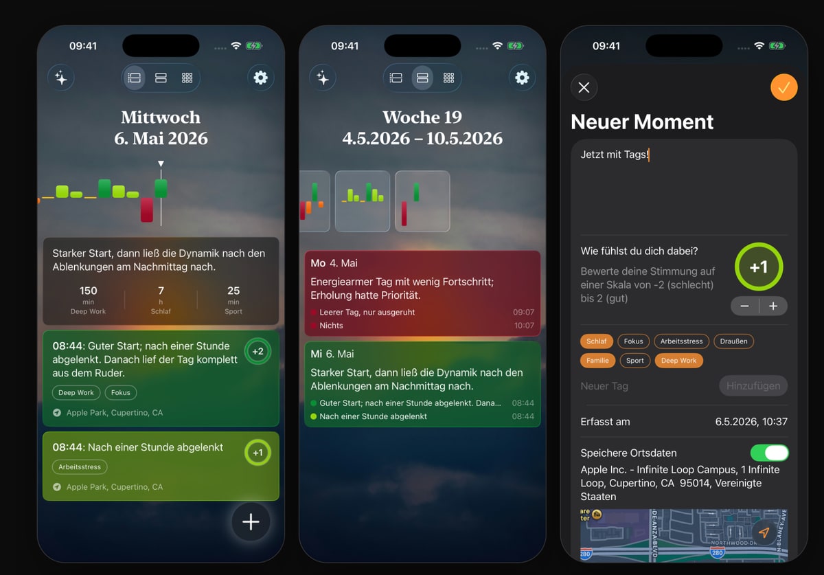 Pulse: Schlankes Micro-Journaling für das iPhone