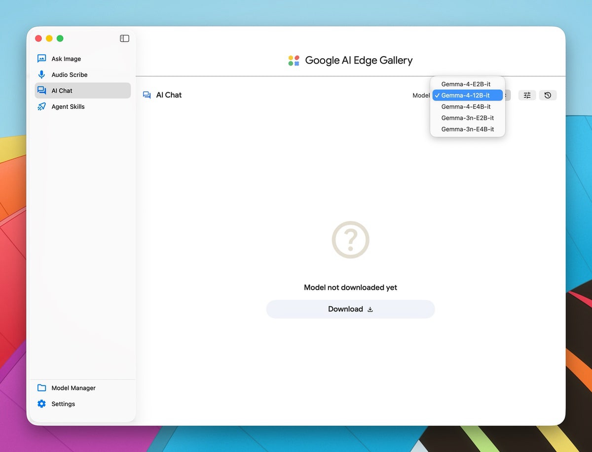 Google AI Edge Gallery jetzt für macOS verfügbar