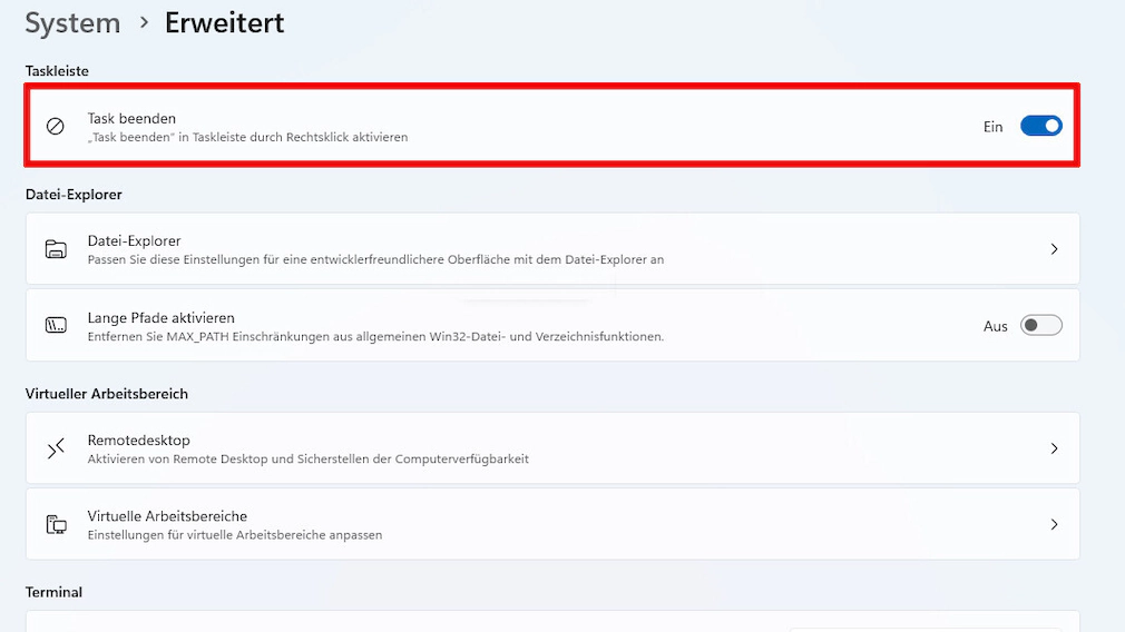 Tipp: Dieser versteckte Windows-Schalter stoppt hängende Programme sofort