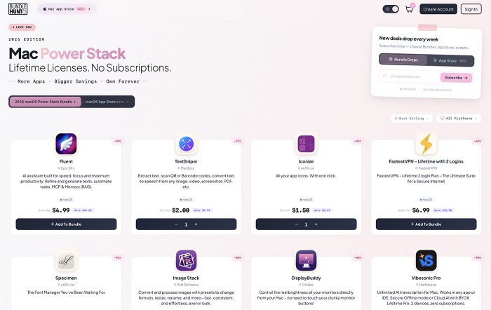 Bundlehunt: Neue Mac-Aktion und eigener App Store mit Angeboten