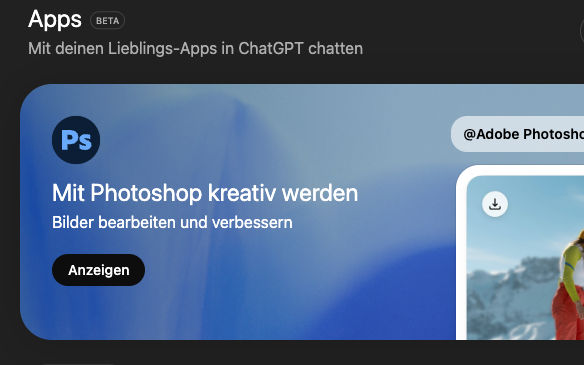 AI zieht immer mehr in die Apps ein. ChatGPT App-Store startet mit mehr als 50 Anwendungen