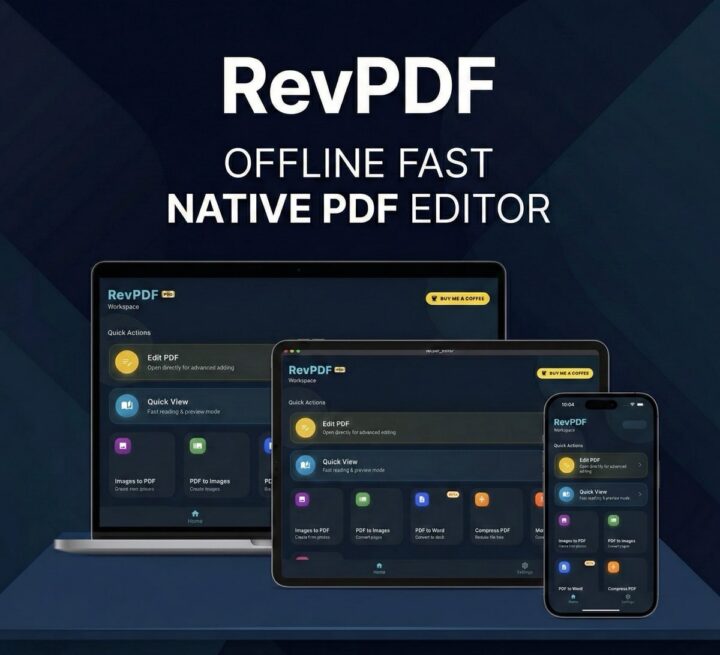 RevPDF 4.0 veröffentlicht: Kostenloser PDF-Editor für Windows, Linux und den Mac