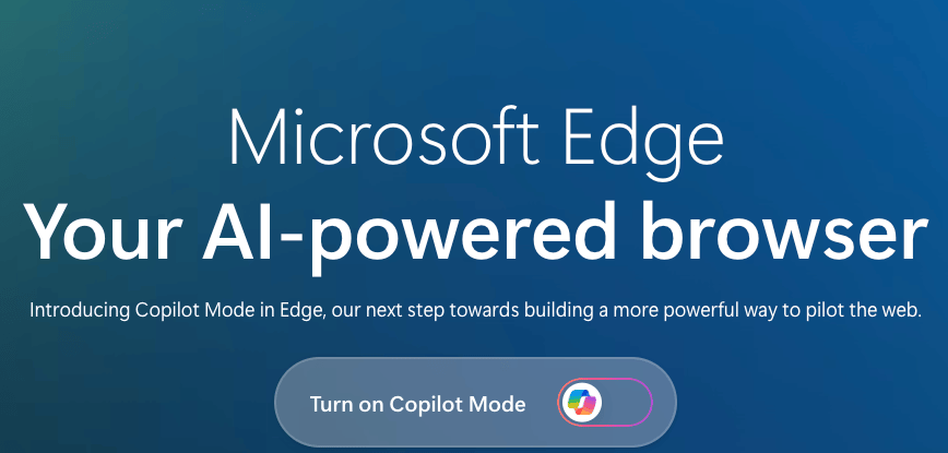 Edge wird zum KI-Browser:
Microsoft startet neuen Copilot-Modus