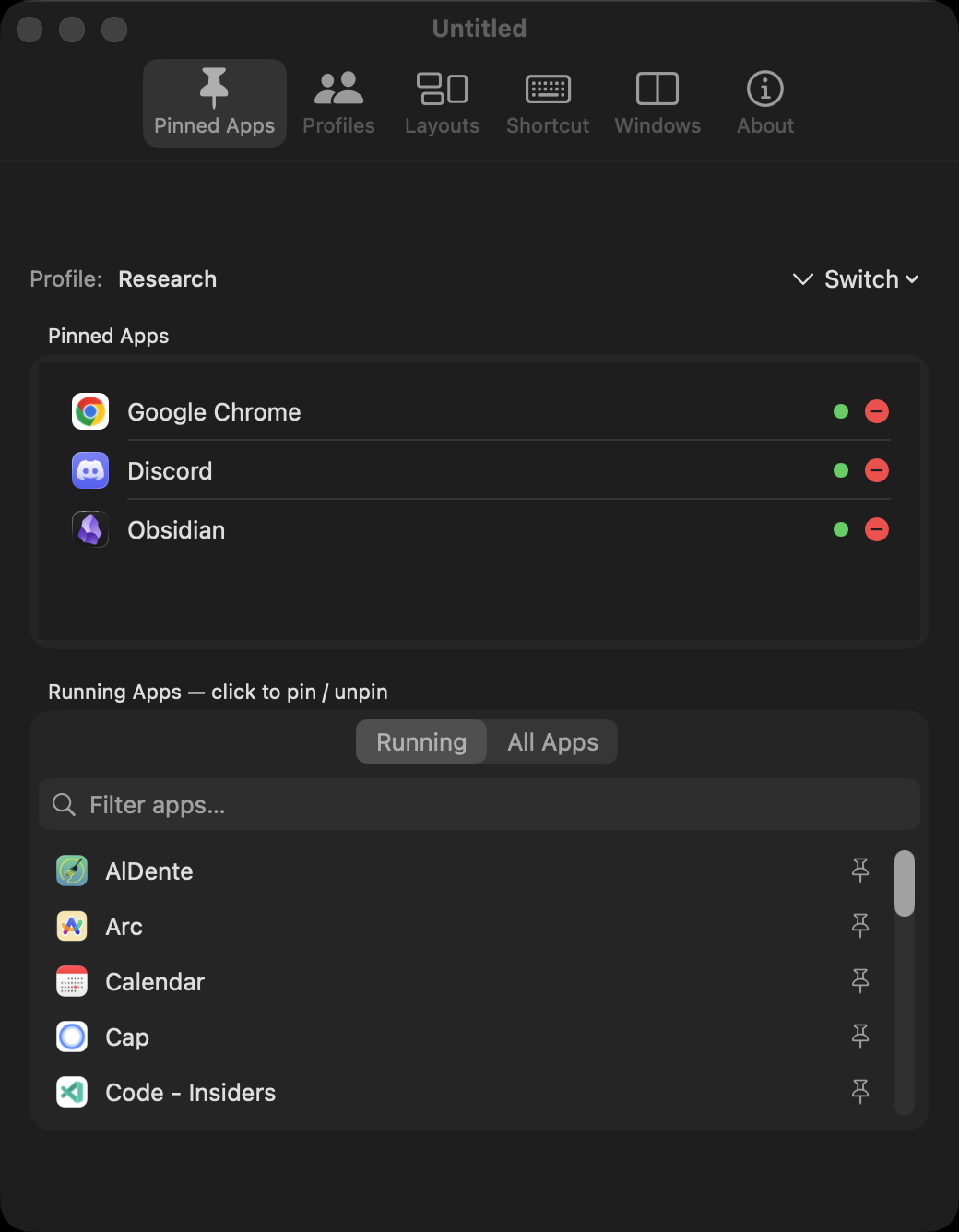 HopTab organisiert macOS-Arbeitsplätze neu