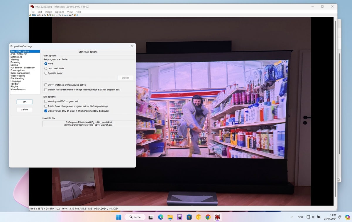 IrfanView 4.75 mit neuen Effekten und verbesserter Steuerung