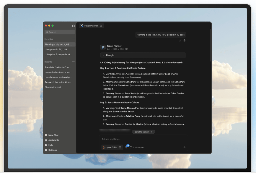 Jan: KI-App für mehr Privatsphäre auf dem eigenen Rechner