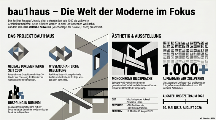 Ausstellung: Architektur
Jean Molitor stellt moderne Bauten aus aller Welt vor