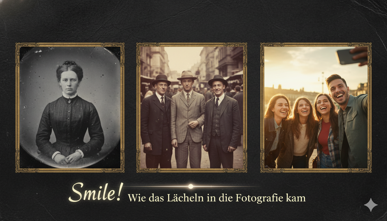 Smile! Wie das Lächeln in die Fotografie kam