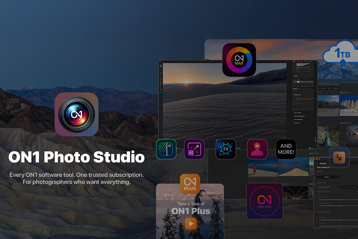 ON1 Photo Studio bündelt kompletten Workflow in einem Abo für Fotografen