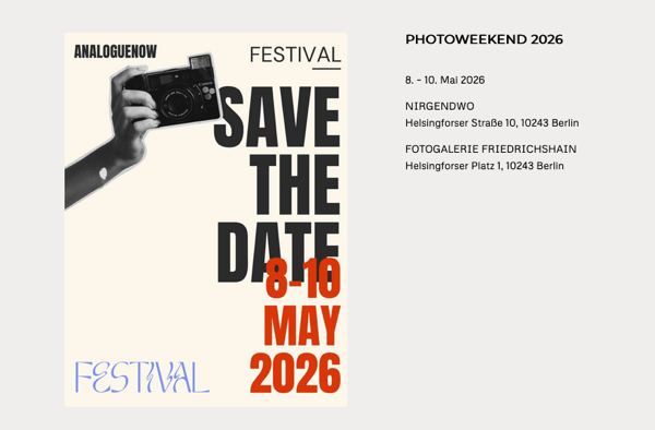 analogueNOW FESTIVAL 2026