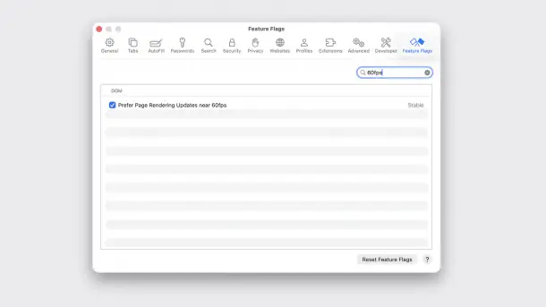 Tipp: Safari-Browsen mit ProMotion auf iPhone, Mac & Co. zunächst deaktiviert