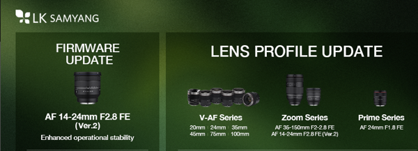 Info: Digitale Korrekturen mit Photoshop und Lightroom
Adobe-Profile und Firmwareupdate für Samyang-Objektive