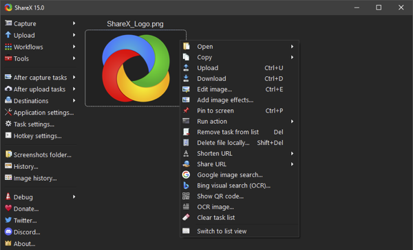 ShareX 19.0.1 für Windows vorgestellt