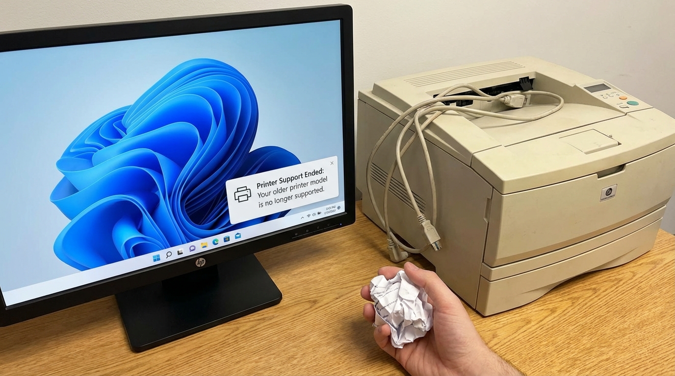 Für alle mit alten Drucker unter Windows 11! Windows 11: Unterstützung für alte Drucker wird jetzt eingestellt
