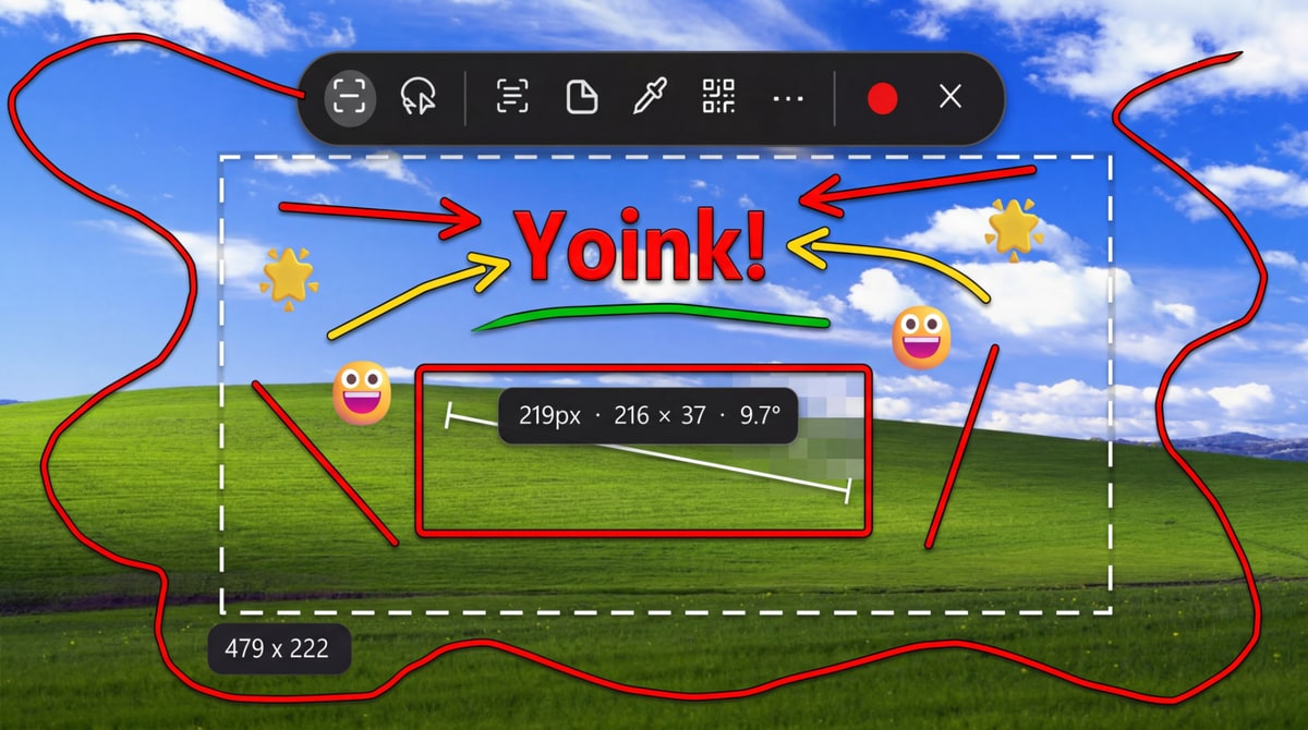 Yoink: Screenshots (und mehr) erstellen unter Windows